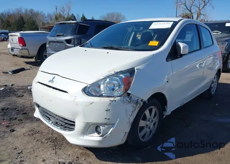 2015 Mitsubishi Mirage Es z USA, uszkodzony, nr VIN ML32A4HJ1FH035170